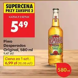 Biedronka Piwo Desperados Original , 580 ml oferta