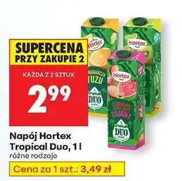 Biedronka Napój Hortex Tropical Duo, 1 l oferta
