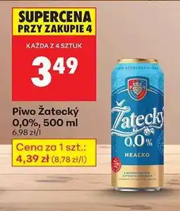 Biedronka Piwo Żatecky 0,0%, 500 ml oferta
