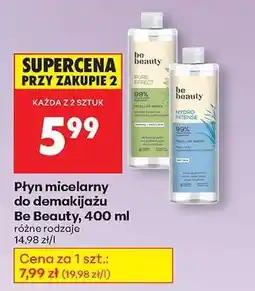 Biedronka Płyn micelarny do demakijażu Be Beauty, 400 ml oferta
