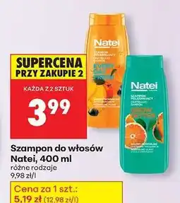 Biedronka Szampon do włosów Natei, 400 ml oferta