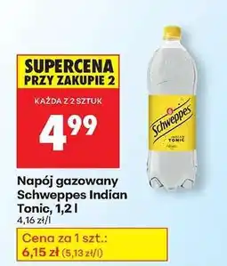 Biedronka Napój gazowany Schweppes Indian Tonic, 1,2 l oferta