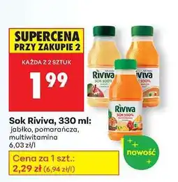 Biedronka Sok Riviva, 330 ml oferta