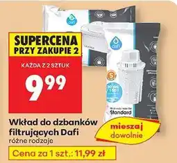 Biedronka Wkład do dzbanków filtrujących Dafi oferta