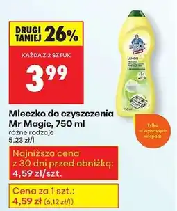 Biedronka Mleczko do czyszczenia Mr Magic 750 ml oferta