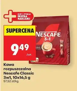 Biedronka Nescafe Classic 3w1, 10x16,5 g oferta