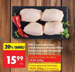 Biedronka Udo z kurczaka bez antybiotyków Kraina Mięs Select Kurczak farmerski oferta