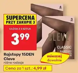 Biedronka Rajstopy 15DEN Cleve oferta