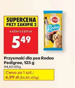 Biedronka Przysmaki dla psa Rodeo Pedigree , 123 g oferta