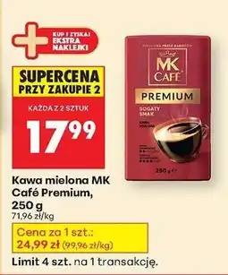 Biedronka Kawa mielona MK Café Premium 250 g oferta