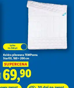 Lidl Kołdra pikowana TEMPzona oferta