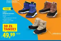 Lidl Sniegowce dziecięce oferta