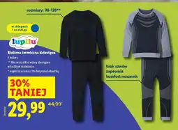 Lidl Bielizna termiczna dziecięca oferta