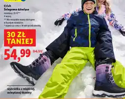 Lidl Crivit Sniegowce dziecięce oferta