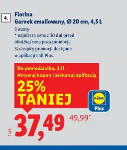 Lidl Garnek emaliowany oferta