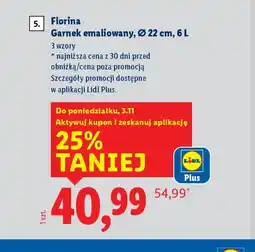 Lidl Garnek emaliowany oferta