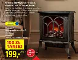 Lidl Kominek elektryczny Silvercrest oferta