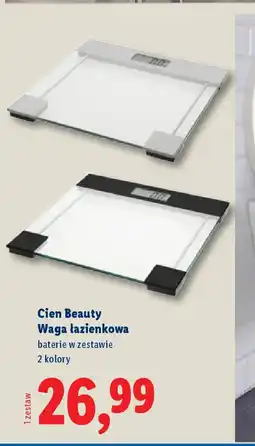 Lidl Cien Beauty Waga łazienkowa oferta