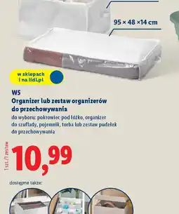 Lidl Organizer lub zestaw organizerów do przechowywania oferta
