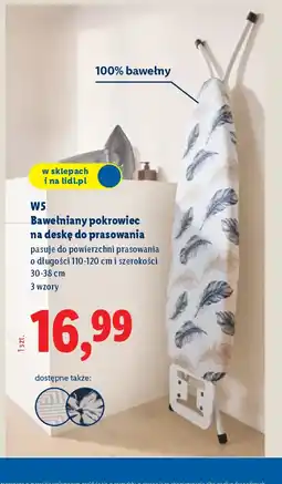 Lidl Bawełniany pokrowiec na deskę do prasowania oferta