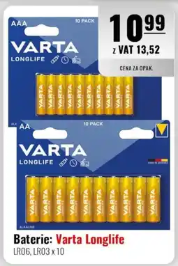 Eurocash Baterie: Varta Longlife oferta