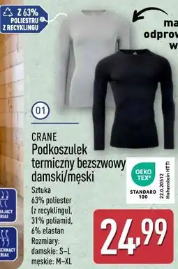 ALDI Podkoszulek termiczny damski m-xl Crane oferta