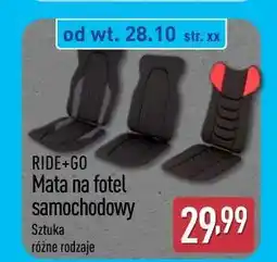 ALDI Mata na fotel samochodowy Ride +Go oferta