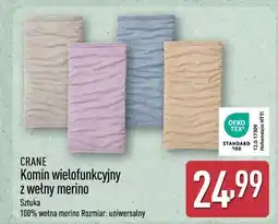 ALDI Komin wielofunkcyjny wełna merino Crane oferta