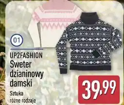 ALDI Sweter dzianinowy damski Up2Fashion oferta