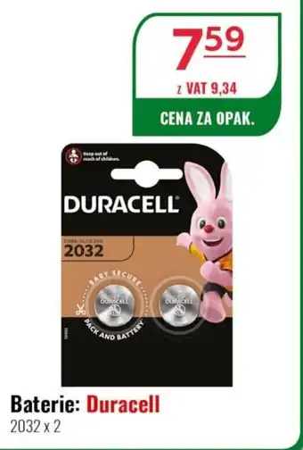 Baterie: Duracell 2032 x 2