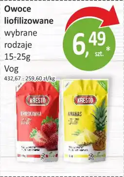 Passa Owoce liofilizowane vog oferta