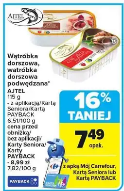 Carrefour Market Wątróbka dorszowa AJTEL oferta