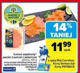 Carrefour Market Łosoś wędzony Jakość z Natury Carrefour oferta