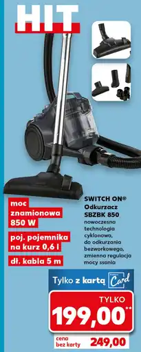 Kaufland Odkurzacz Switch On oferta