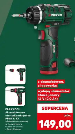 Kaufland Akumulatorowa wiertarko-wkrętarka Parkside oferta