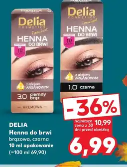 Kaufland Henna do brwi Delia oferta