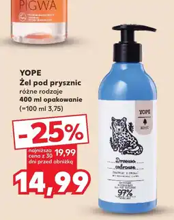 Kaufland Żel pod prysznic Yope oferta