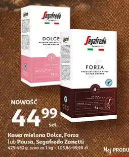 Auchan Kawa mielona Segafredo oferta