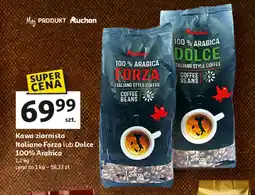 Auchan Kawa ziarnista Dolce Italia oferta