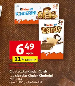 Auchan Ciasteczka Kinder oferta