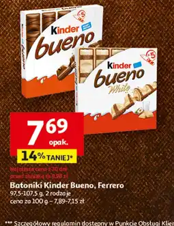 Auchan Batoniki Kinder oferta