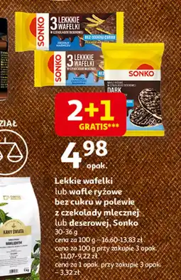 Auchan Wafle ryżowe oferta
