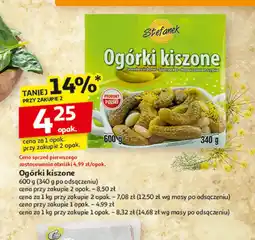 Auchan Ogórki kiszone Stefanek oferta