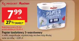 Auchan Papier toaletowy Auchan oferta