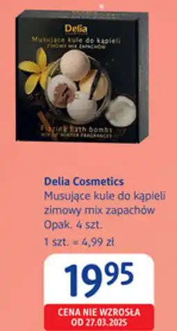 dm drogerie markt Delia Cosmetics Musujące kule do kąpieli zimowy mix zapachów oferta