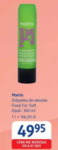 dm drogerie markt Matrix Odżywka do włosów Food For Soft oferta