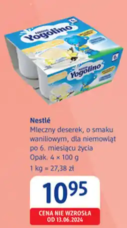 dm drogerie markt Nestlé Mleczny deserek, o smaku waniliowym, dla niemowląt oferta