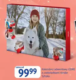 dm drogerie markt Kalendarz adwentowy CEWE z czekoladkami Kinder oferta