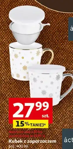 Auchan Kubek z zaparzaczem 400 ml Ravi oferta