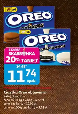 Auchan Ciastka choco blanco Oreo Banadas oferta